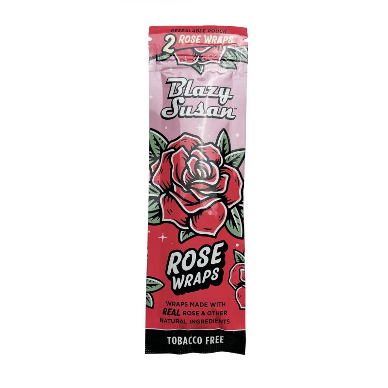 Blazy Susan Rose Wraps Display Box 25ct, thc, , dry herb, flower, pre